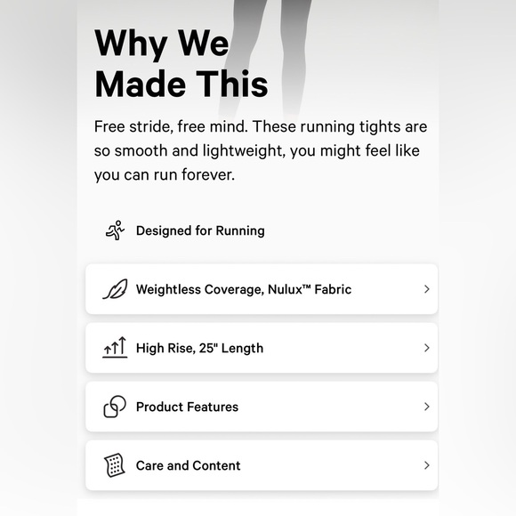 Lululemon Women’s Base Pace High-Rise Tight 25” Black Nulux Leggings Size 4 - Picture 6 of 6